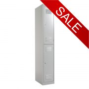 Steel Lockers 2 Door SL2 *All Colours - 300W X 1800H X 450D-0