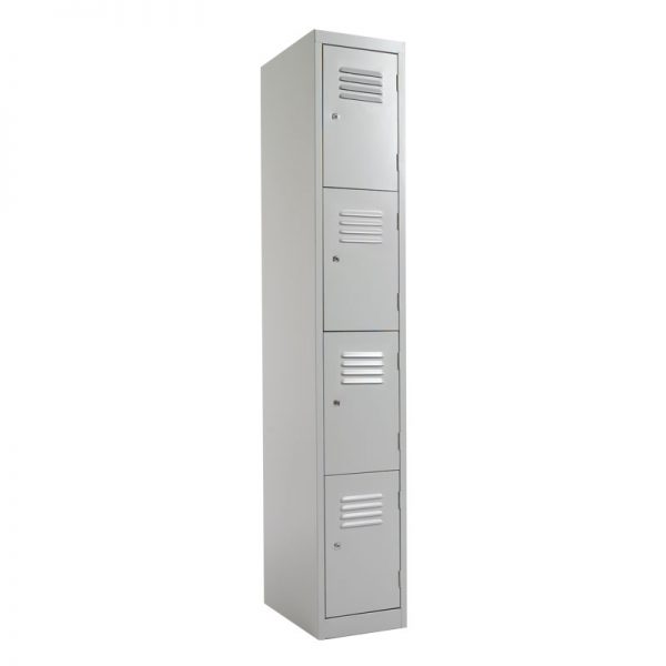 Steel Lockers 4 Door SLW4 *All Colours* 380W X 1800H X 450D-0