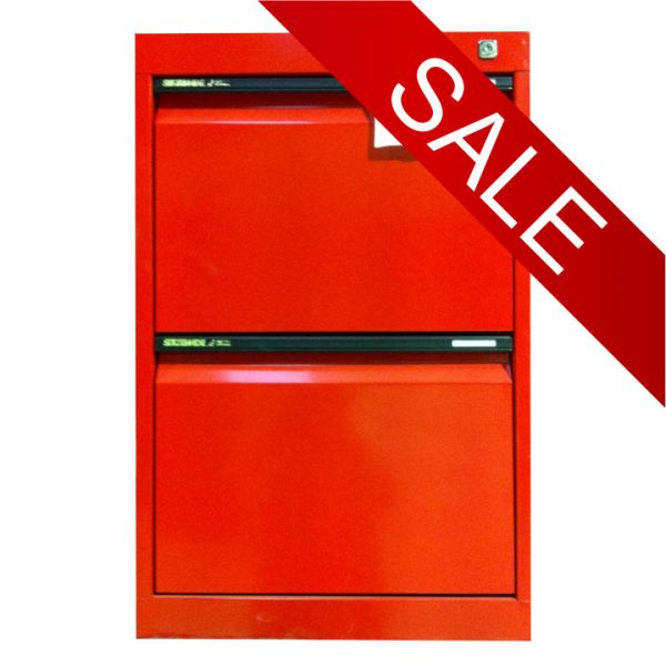 STATEWIDE 2 Drawer Metal Filing Cabinet *All Colours*-0