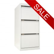 STATEWIDE 3 Drawer Metal Filing Cabinet *All Colours*-0